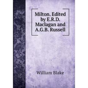 

Книга Milton Edited by ERD Maclagan and AGB Russell