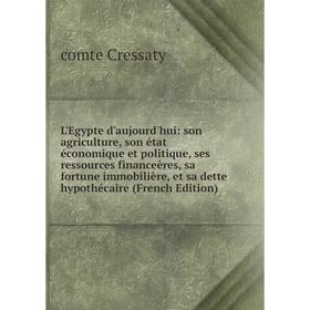 

Книга L'Egypte d'aujourd'hui: son agriculture, son état économique et politique, ses ressources financeères, sa fortune immobilière, et sa dette hypot