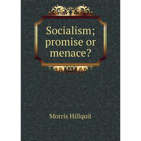 

Книга Socialism; promise or menace. Morris Hillquit