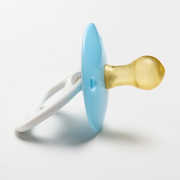 Пустышка латексная классическая «Звёздочка» с кольцом, от 0 мес., цвета МИКС