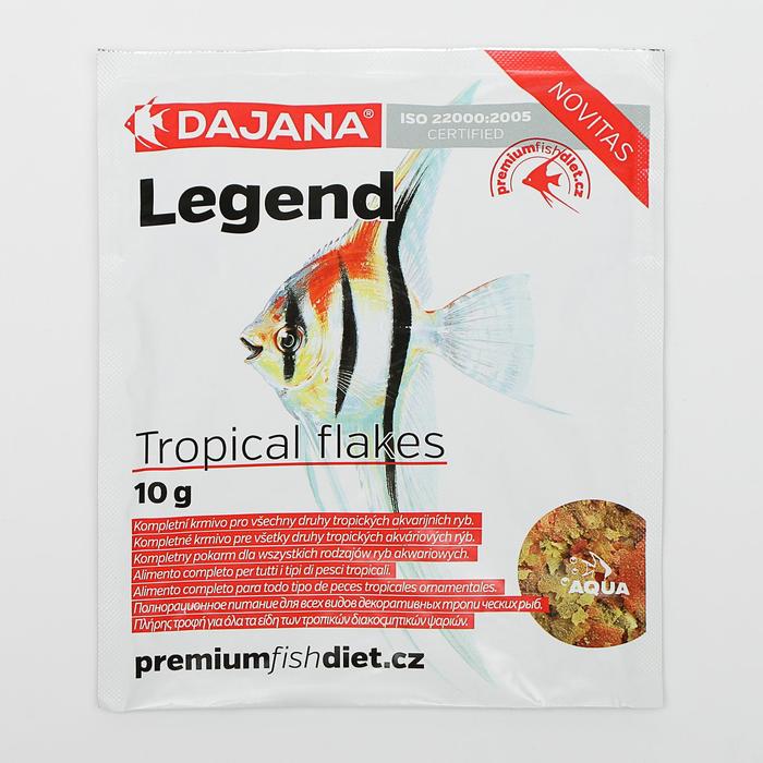 Корм Dajana Legend Tropical Flake  для рыб, 80 мл., 10 г