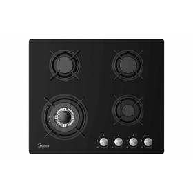 

Варочная поверхность Midea MG602TGB, газовая, 4 конфорки, газ-контроль, чёрная