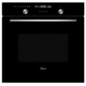 

Духовой шкаф Midea MO78101CGB, электрический, 70 л, класс А, конвекция, гриль, чёрный