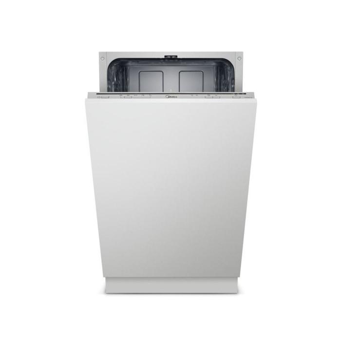 Посудомоечная машина Midea MID45S100, встраиваемая, класс А++, 9 комплектов, 45 см, белая