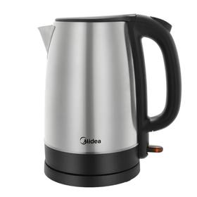 

Чайник электрический Midea MK-8029, металл, 1.7 л, 2200 Вт, серебристый