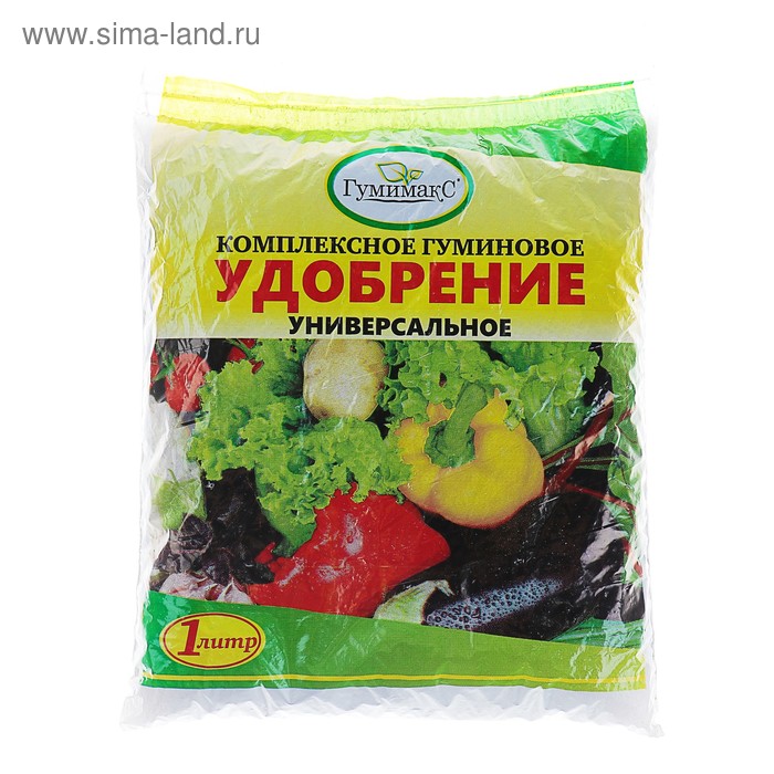 Удобрение Гумимакс-С Универсальное 1 л пакет ПВД удобрение универсальное картофель 3 л гранулированный гумимакс