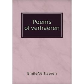 

Книга Poems of verhaeren