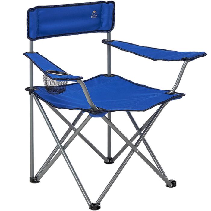 Кресло складное кемпинговое JUNGLE CAMP Raptor, 50 х 50 х 80 см, цвет синий