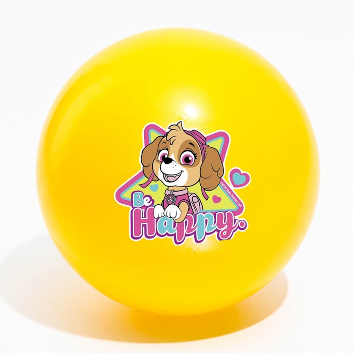 Мяч детский Paw Patrol "Happy", 16 см, 50 гр, цвета МИКС