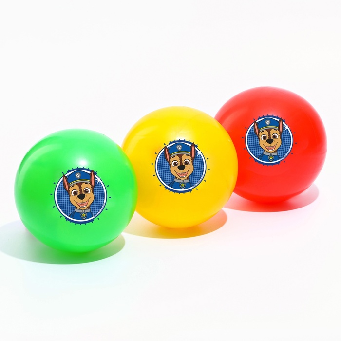 Мяч детский Paw Patrol "Гончик", 16 см, 50 гр, цвета МИКС