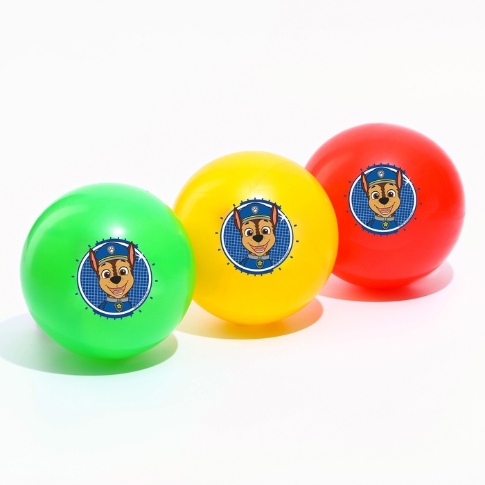 фото Мяч детский paw patrol «гончик», 16 см, 50 г, цвета микс