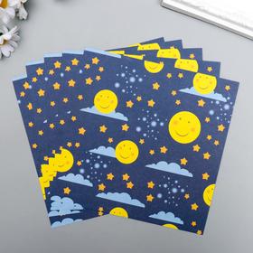 

Набор бумаги для скрапбукинга "Детство №4", 15х15 см, 5 листов, 160 г/м2