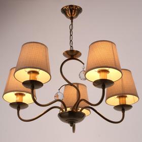 

Люстра 35900/5 5х60Вт Е14, античная бронза, d=63 см, h=56 см