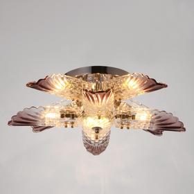 

Люстра 86302/8 E14 40Вт+LED 9Вт хром 60х60х19 см