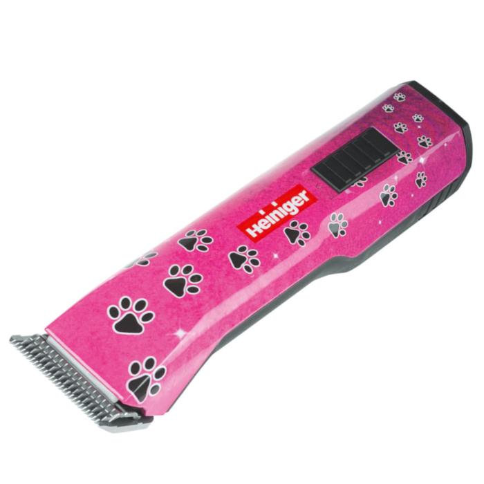 Машинка для стрижки собак Heiniger Saphir Pink с 2-я аккумуляторами машинка для стрижки лошадей крс и мрс синяя heiniger saphir