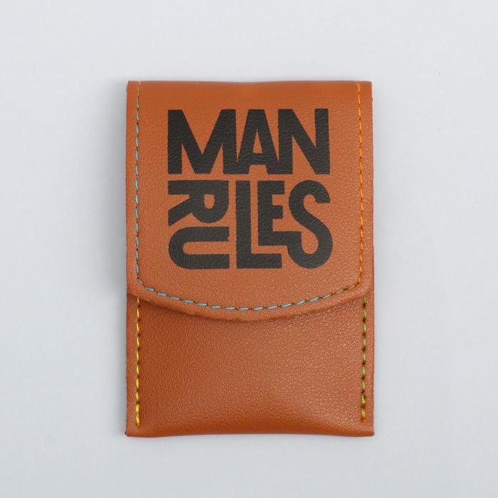 Маникюрный набор «Man rules», 4 предмета цена и фото