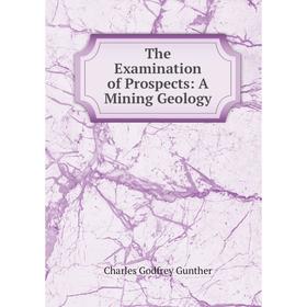 

Книга The Examination of Prospects: A Mining Geology