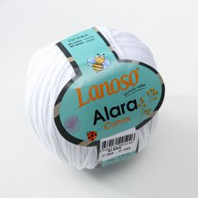 

Пряжа "Alara" 50% египетский хлопок, 50% акрил 140м/50гр (955 белый)
