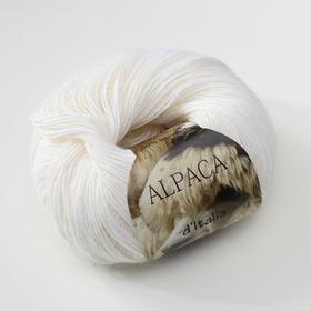 

Пряжа "Alpaca D'Italia" 50% альпака, 50% нейлон 300м/50гр (02 белый)