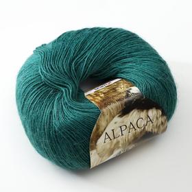 

Пряжа "Alpaca D'Italia" 50% альпака, 50% нейлон 300м/50гр (19 т.зелёный)