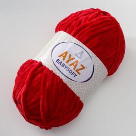 

Пряжа "Baby Soft" 100% полиэстер 100м/100гр (1251 алый)