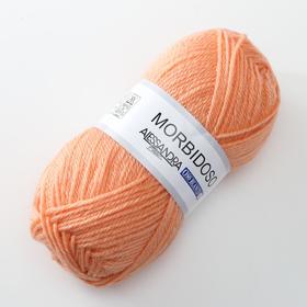 

Пряжа "Morbidoso" 50% шерсть, 50% акрил 145м/50гр (361 персик)