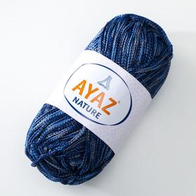 

Пряжа "Nature" 100% полиэстер 70м/100гр (25 джинс. Меланж)