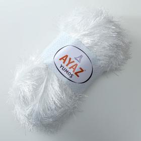 

Пряжа "Травка Ayaz" 100% полиэстер 140м/100гр (1000 молочный)