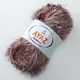 

Пряжа "Травка Ayaz" 100% полиэстер 140м/100гр (1257 серо-бежевый)