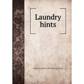 

Книга Laundry hints