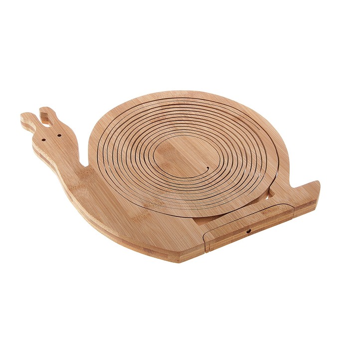 Корзинка для хлеба и фруктов раскладная 30х26,5х22,5 см "Улитка"