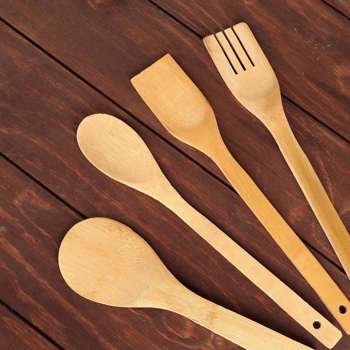 Набор кулинарный, 4 предмета, на подставке