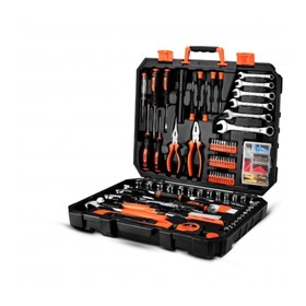

Набор инструментов DEKO DKMT208 065-0222, 1/4", 208 предметов, 5,65 кг, в кейсе