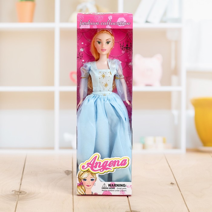 Кукла модель "Елизавета" с короной, в пышном платье, МИКС