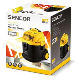 

Пылесос Sencor SVC 3001, 1400/250 Вт, сухая/влажная уборка, 30 л, черно-желтый