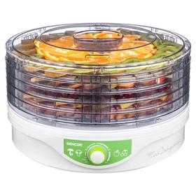 

Сушилка для овощей и фруктов Sencor SFD 2105WH, 250 Вт, 5 ярусов, белая