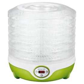 

Сушилка для овощей и фруктов Sencor SFD 851GR, 250 Вт, 5 ярусов, бело-зеленая