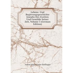

Книга Lebens- Und Regierungsgeschichte Josephs Des Zweiten Und Gemälde Seiner Zeit, Volume 3