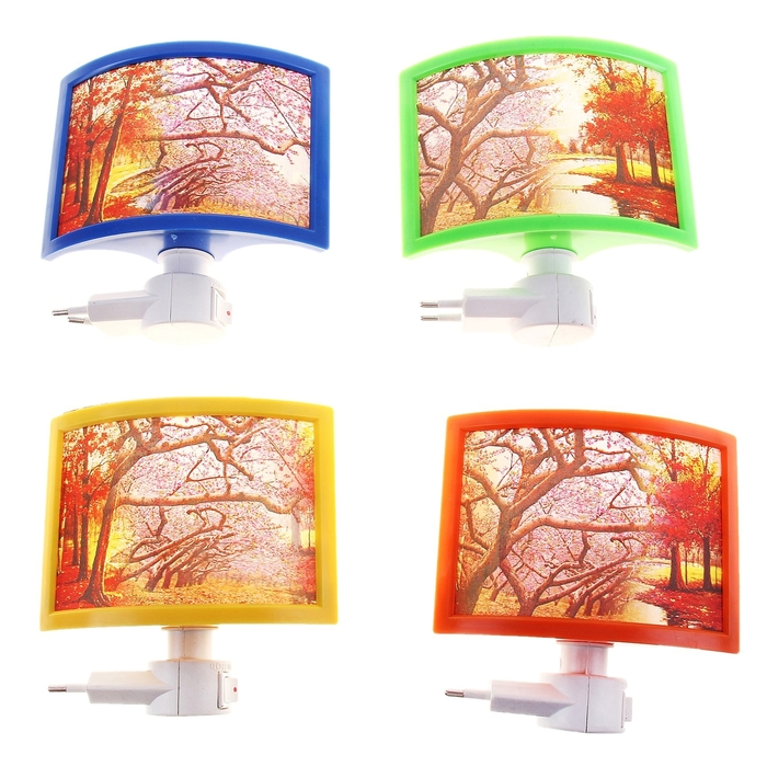 Ночник "Осенний лес" МИКС