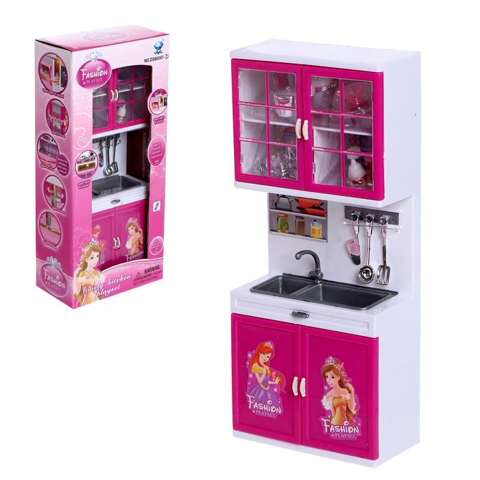 фото Набор игровой "кухня" для кукол, свет, звук