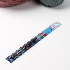 

Крючок для вязания, для тонкой пряжи, с колпачком, d = 0,75 мм, 12,5 см