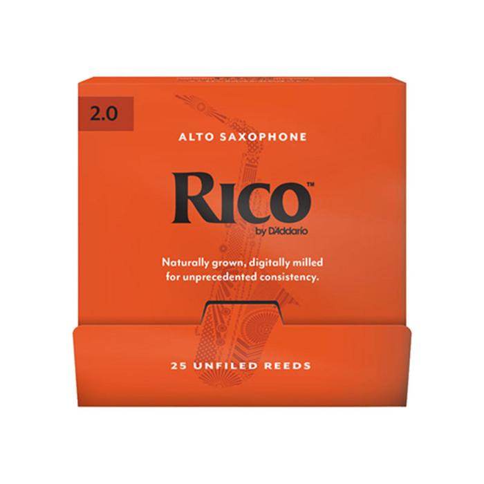 Трости RJA0120-B25 Rico для саксофона альт, размер 2.0, 25шт в индивидуальной упаковке
