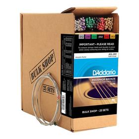 

Струны для акустической гитары D'Addario EJ16-B25 Phosphor Bronze ф/бронза, 25 комплектов, 12-53 4