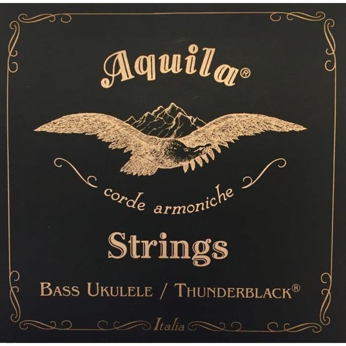Струны для бас-укулеле AQUILA THUNDERBLACK 140U (E-A-D-G) aquila thunderblack 140u струны для бас укулеле e a d g