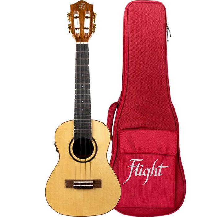 

Укулеле FLIGHT SOPHIA CE SOUNDWAVE- со звукоснимаетлем, концерт, SOLID TOP ель, орех,