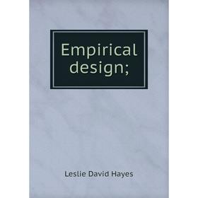 

Книга Empirical design