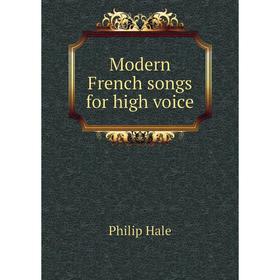 

Книга Modern French songs for high voice