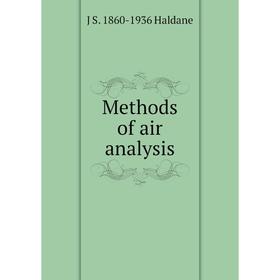 

Книга Methods of air analysis