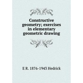 

Книга Constructive geometry; exercises in elementary geometric drawing