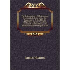

Книга The Extraordinary Affliction, and Gracious Relief of a Little Boy: Supposed to Be the Effects of Spiritual Agency. Carefully Examined, and Faith